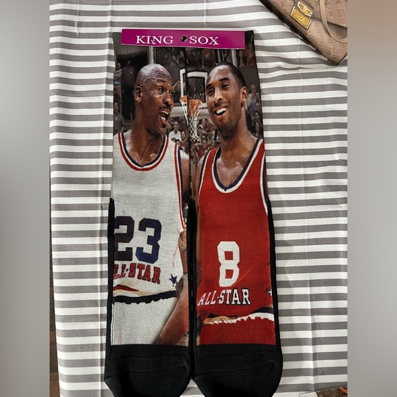 MJ & Kobe Sublimation Socks - Picture 1 of 2